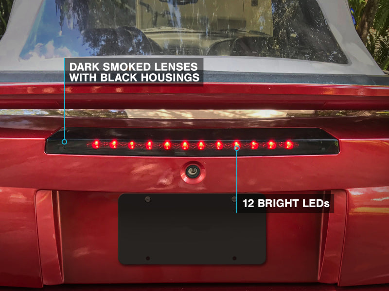 Raxiom 99-04 Ford Mustang Excluding Cobra Axial Series LED Third Brake Light (Smoked) Raxiom Brake Lights  AXOPROS