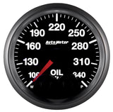Autometer Elite 52mm 100-340 Deg F Oil Temp Peak & Warn w/ Electronic Control Gauge AutoMeter Gauges  AXOPROS