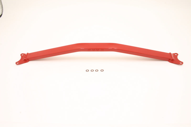 BMR 05-14 S197 Mustang V8 w/ Plenum Cover Strut Tower Brace - Red BMR Suspension Strut Bars  AXOPROS