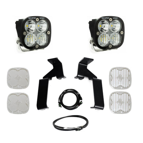 Baja Designs 21-25 Ford Raptor (Base/37/R) Squadron Sport A-Pillar Kit Baja Designs Light Mounts  AXOPROS
