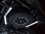 AWE Tuning 22-23 GMC Sierra 1500 AT4X 6.2L 0FG Catback Split Dual (Flat Bumper) - Bashguard(No Tips) AWE Tuning Catback  AXOPROS