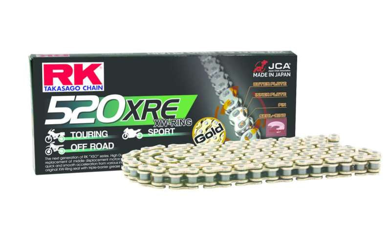 RK Chain GB520XRE-120L XW-Ring - Gold RK Chain Chains  AXOPROS