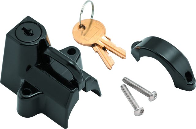 Bikers Choice Black Motorcycle Helmet Lock Fits 7/8 - 1 1/4 Tubing Bikers Choice Helmets and Accessories  AXOPROS
