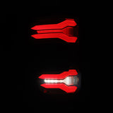 AlphaRex AlphaRex 24-25 Ford F-150 LUXX LED Taillights Blk-Red Activ Light/Seq Signal - Smoked Lens Tail Lights aftermarket performance part