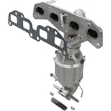 California Manifold Catalytic Converter MagnaFlow Exhaust Products Catalytic Converter with Integrated Exhaust Manifold  AXOPROS