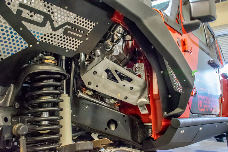 DV8 Offroad 2018+ Jeep JL / JT Engine Bay Compressor Mount DV8 Offroad Air Compressors  AXOPROS