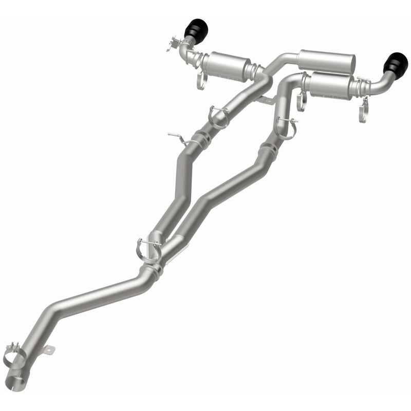 MagnaFlow 2020+ Toyota Supra SPEQ Series Cat-Back Performance Exhaust System w/ Black Chrome Tips Magnaflow Catback  AXOPROS