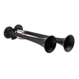 Kleinn Black Dual Horn/ 15In/12.25In - XCR2.0 Coated Zinc Alloy Kleinn Air Horns Horns  AXOPROS