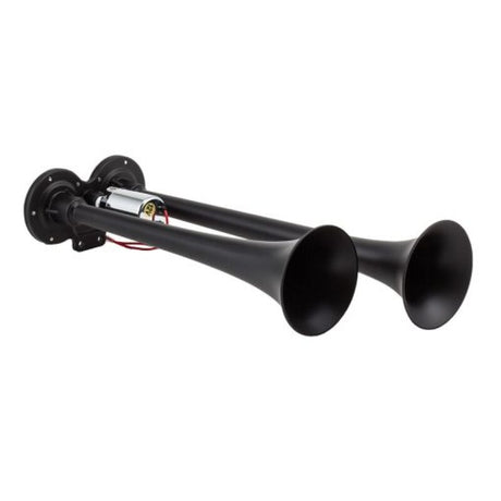 Kleinn Black Dual Horn/ 15In/12.25In - XCR2.0 Coated Zinc Alloy Kleinn Air Horns Horns  AXOPROS