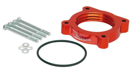 Airaid Airaid 04-13 Nissan Titan / Armada 5.6L 04-10 Infiniti QX-56 5.6L PowerAid TB Spacer- Black Throttle Body Spacers aftermarket performance part