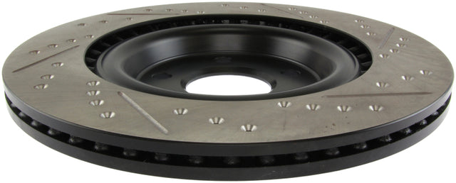 StopTech Slotted & Drilled Sport Brake Rotor Stoptech Brake Rotors - Slot & Drilled  AXOPROS
