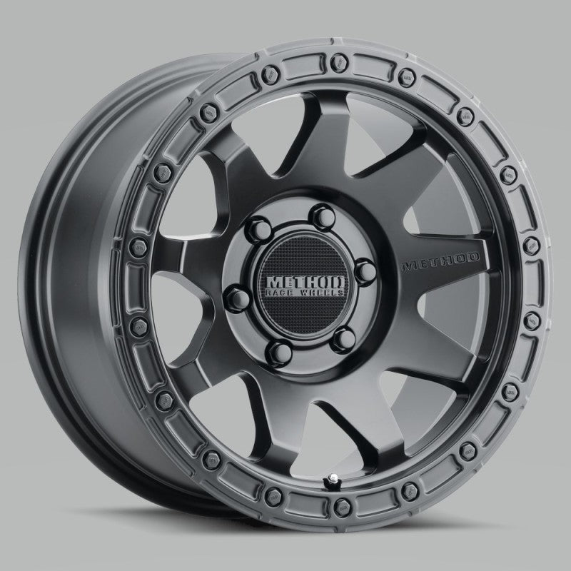 Method MR317 20x9 0mm Offset 6x5.5 106.25mm CB Matte Black Wheel Method Wheels Wheels - Cast  AXOPROS