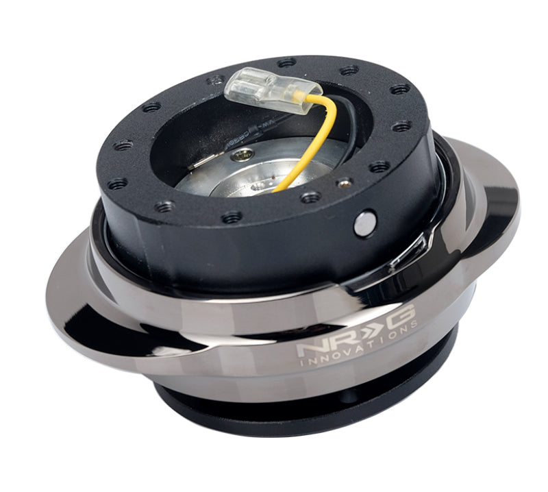 NRG Quick Release Kit - Black Body/ Black Chrome Oval Ring NRG Quick Release Adapters  AXOPROS