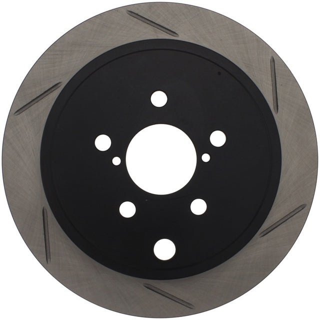 StopTech Power Slot 08-10 WRX Rear Right Slotted Rotor Stoptech Brake Rotors - Slotted  AXOPROS
