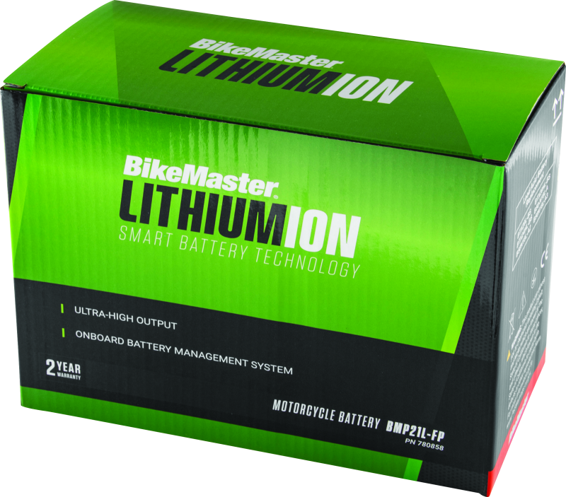 BikeMaster Lithium Ion 2.0 Battery - BMP21L-FP BikeMaster Batteries  AXOPROS