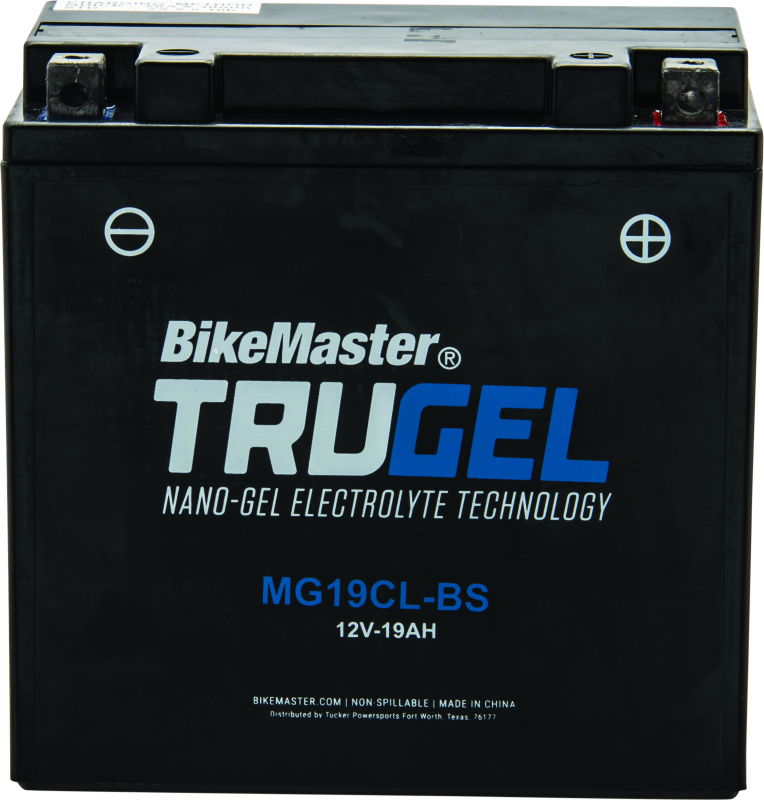 BikeMaster TruGel Battery - MG19CL-BS BikeMaster Batteries  AXOPROS
