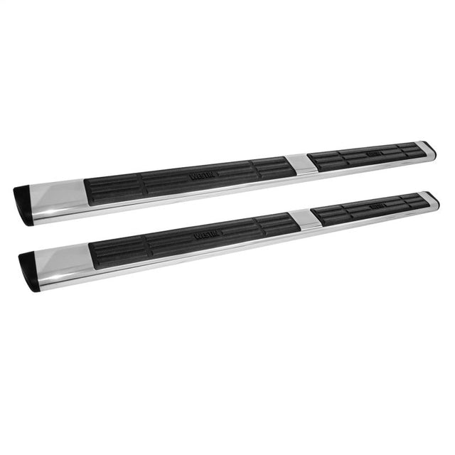 Westin Premier 6 in Oval Side Bar - Stainless Steel 75 in - Stainless Steel Westin Nerf Bars  AXOPROS