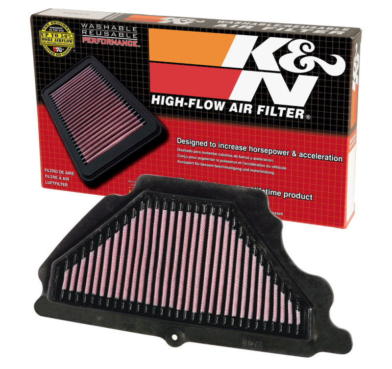 K&N 07-08 Kawasaki ZX6R Ninja Air Filter K&N Engineering Air Filters - Direct Fit  AXOPROS