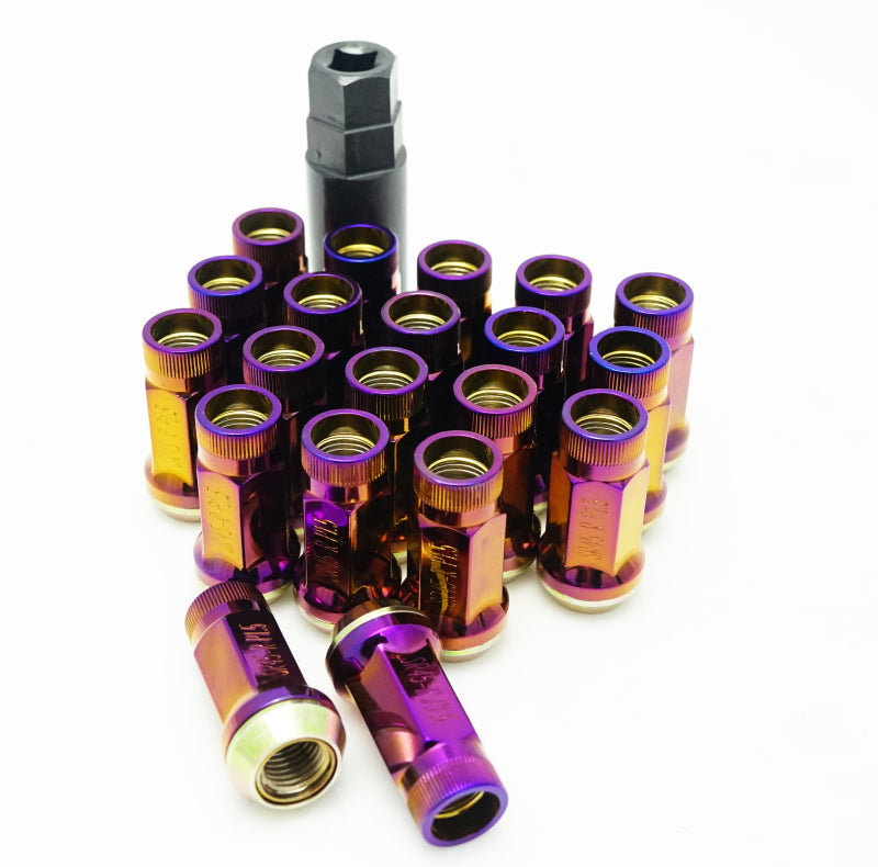 Wheel Mate Muteki SR45R Lug Nut Kit 12x1.5 - Burned Titan Wheel Mate Lug Nuts  AXOPROS