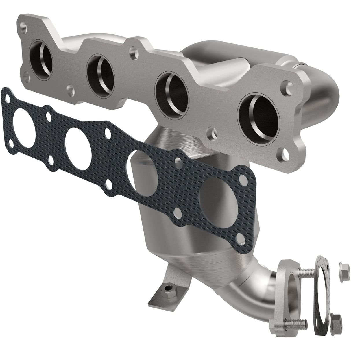 California Manifold Catalytic Converter MagnaFlow Exhaust Products Catalytic Converter with Integrated Exhaust Manifold  AXOPROS