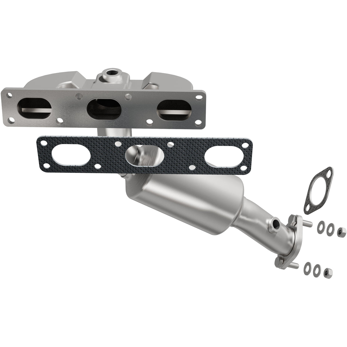 California Manifold Catalytic Converter MagnaFlow Exhaust Products Catalytic Converter with Integrated Exhaust Manifold  AXOPROS