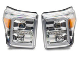 Raxiom Raxiom 11-16 Ford F-250 Super Duty LED Projector Headlights - Chrome Housing (Clear Lens) Headlights aftermarket performance part
