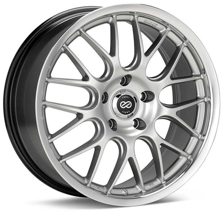Enkei Enkei Lusso 18x8 40mm Offset 5x120 Bolt Pattern Black w/ Machine Lip Wheel Wheels - Cast aftermarket performance part