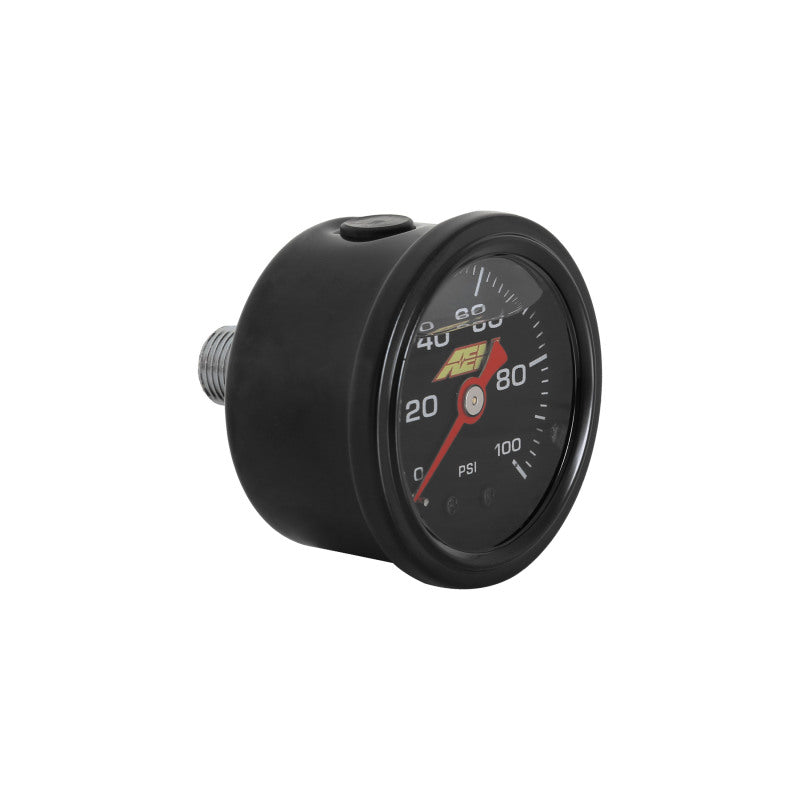 AEM AEM 0-100 PSI Liquid Filled Mechanical Pressure Gauge - 1/8 NPT Gauges aftermarket performance part
