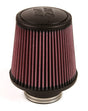 K&N Universal Rubber Filter - Round Tapered 6in Base OD x 3in Flange ID x 6in H K&N Engineering Air Filters - Universal Fit  AXOPROS