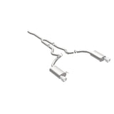 MagnaFlow Cat Back, SS, 2.5in, Street, Dual Split Polished 4.5in Tips 2015 Ford Mustang Ecoboost Magnaflow Catback  AXOPROS