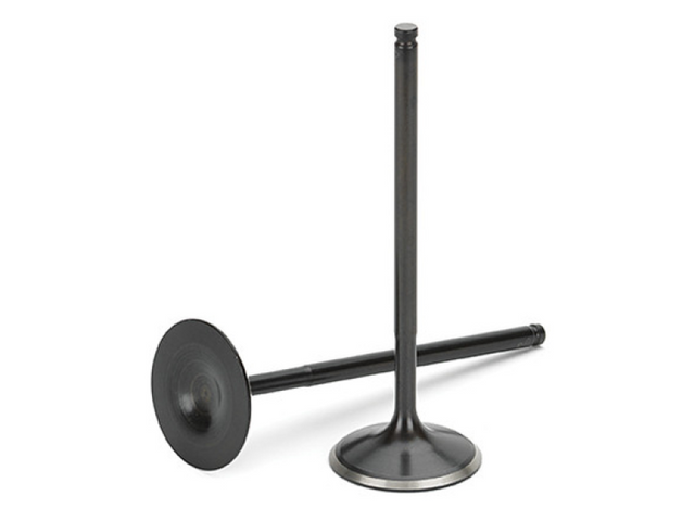 Supertech Mitsubishi 4G63/4G63T Black Nitrided Intake Valve - +1mm Oversize - Set of 8 Supertech Valves  AXOPROS