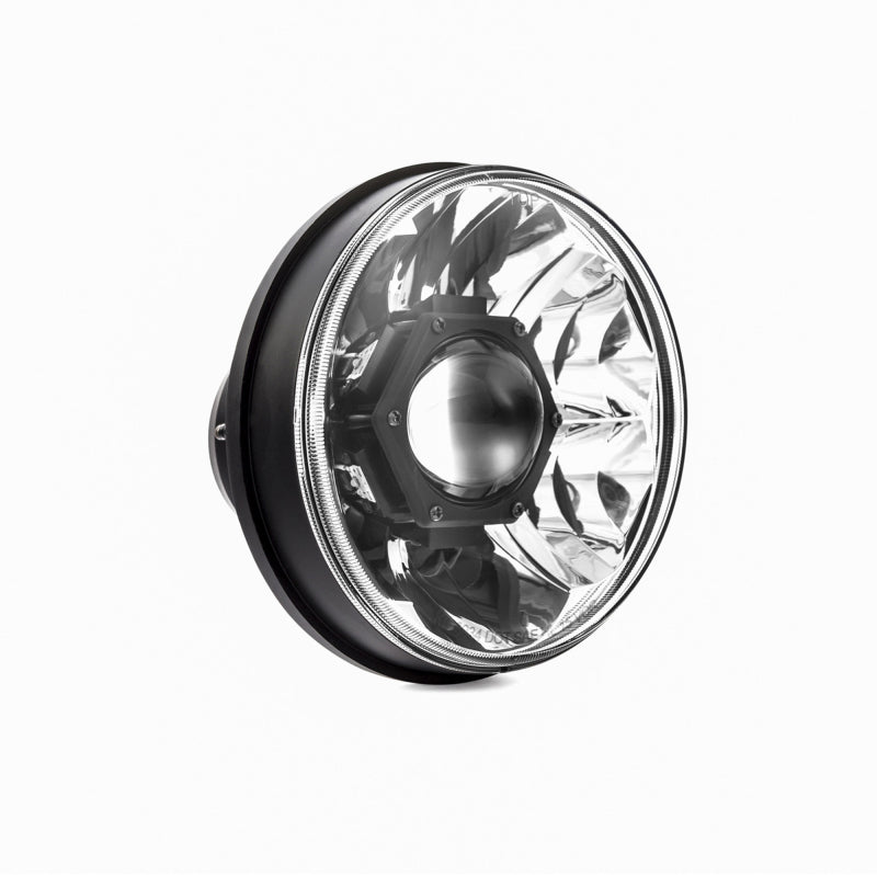 KC HiLiTES 07-18 Jeep JK 7in. Gravity LED Pro DOT Approved Replacement Headlight (Single) KC HiLiTES Headlights  AXOPROS