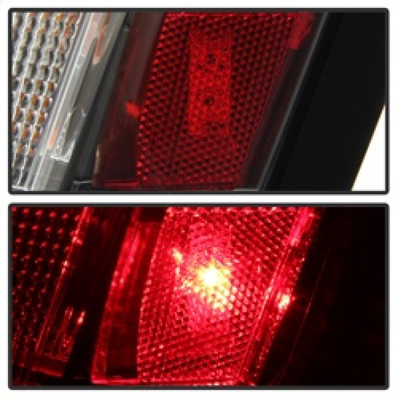 Spyder Chrysler 300C 08-10 V2 Light Bar LED Tail Lights - Red Clear ALT-YD-C308V2-LED-RC SPYDER Tail Lights  AXOPROS