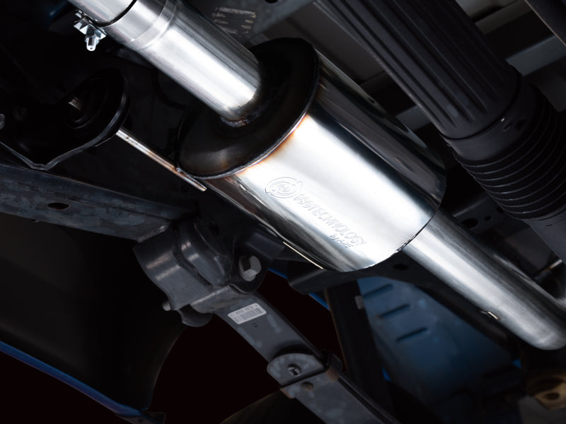 AWE 0FG 21+ Ford F150 Dual Side Exit Cat-Back Exhaust - 4.5in Diamond Black Tips AWE Tuning Catback  AXOPROS