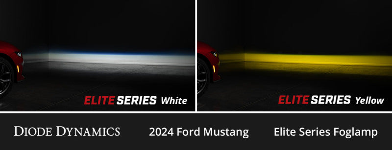 Diode Dynamics 2024 Ford Mustang GT Elite Series Add-On Fog Lamp Kit White Diode Dynamics Light Bars & Cubes  AXOPROS
