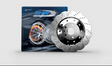 SHW 14-18 Audi RS7 4.0L Front Drilled-Dimpled Lightweight Wavy Brake Rotor (4G0615301AH) SHW Performance Brake Rotors - Drilled  AXOPROS