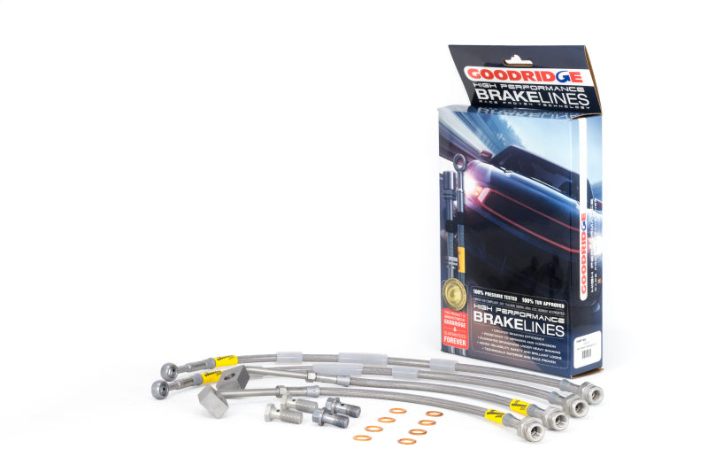 Goodridge 11-15 Jeep Grand Cherokee (Incl SRT 8) / 11-15 Dodge Durango SS Brake Line Kit Goodridge Brake Line Kits  AXOPROS