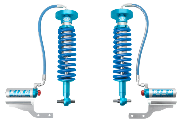 King Shocks 2015+ Ford F150 4WD Front 2.5 Dia Remote Reservoir Coilover w/Adjuster (Pair) King Shocks Coilovers  AXOPROS