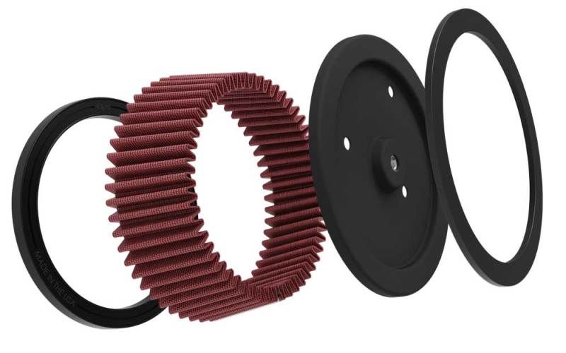 K&N Round Tapered 6.25in Base OD x 5.5in Top OD x 2.125in H Replacement Filter for Harley Davidson K&N Engineering Air Filters - Direct Fit  AXOPROS