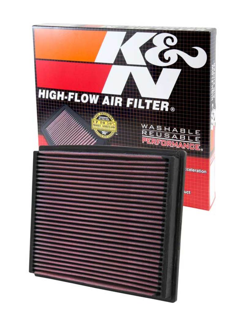K&N 94-05 Audi / 01-08 Skoda / 96-05 VW Drop In Air Filter K&N Engineering Air Filters - Drop In  AXOPROS