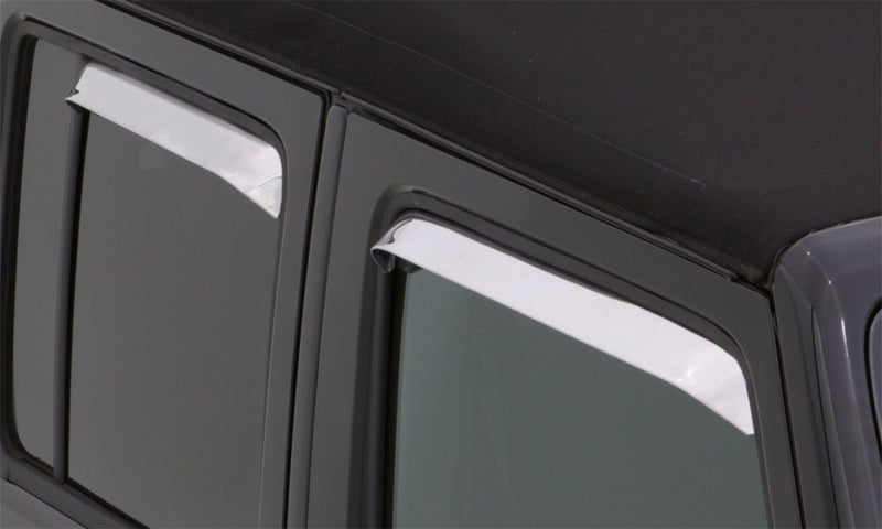 AVS 77-85 Buick Lesabre Ventshade Front & Rear Window Deflectors 4pc - Stainless AVS Wind Deflectors  AXOPROS