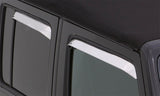AVS 77-85 Buick Lesabre Ventshade Front & Rear Window Deflectors 4pc - Stainless AVS Wind Deflectors  AXOPROS