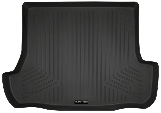 Husky Liners 10-12 Toyota 4Runner WeatherBeater Black Rear Cargo Liner (Folded 3rd Row) Husky Liners Floor Mats - Rubber  AXOPROS