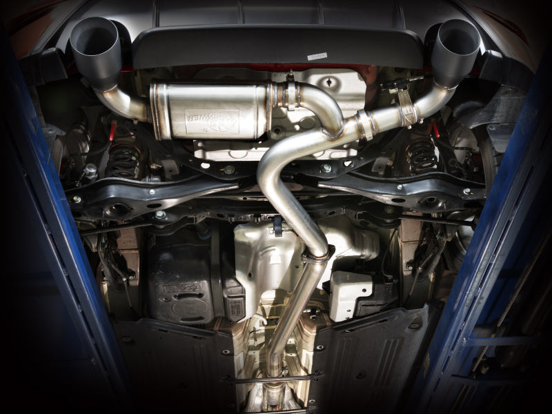 aFe 22-23 Hyundai Kona N L4 2.0L(t) Takeda 3in 304 SS Cat-Back Exhaust System w/ Black Tips aFe Catback  AXOPROS