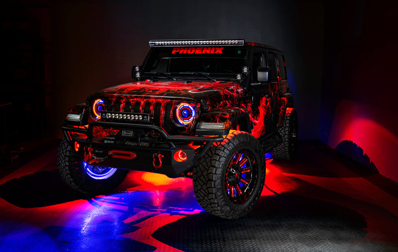 Oracle Oculus Bi-LED Projector Headlights for Jeep JL/Gladiator JT - w/ Simple Cntrl SEE WARRANTY ORACLE Lighting Headlights  AXOPROS