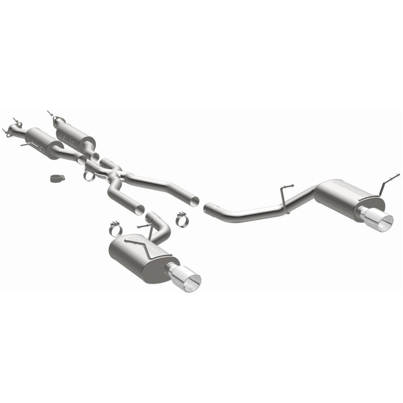 MagnaFlow 11-12 Dodge Durango V8 5.7L Dual Split Rear Exit Stainless Cat Back Performance Exhaust Magnaflow Catback  AXOPROS
