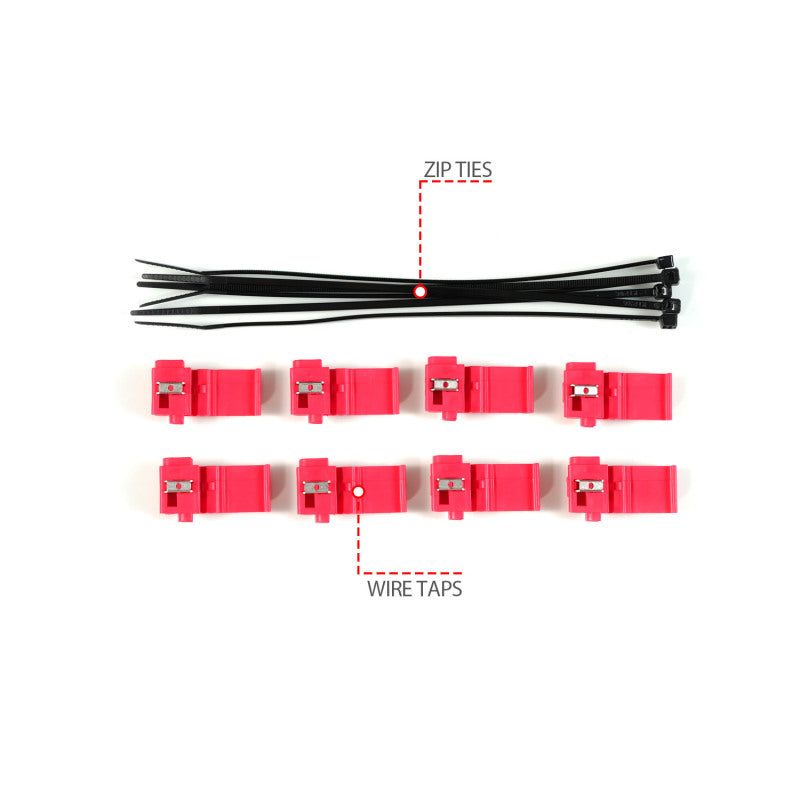 ANZO 10-13 Toyota 4Runner Projector Headlights - Black ANZO Headlights  AXOPROS