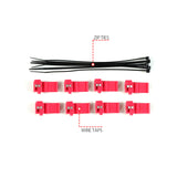 ANZO 10-13 Toyota 4Runner Projector Headlights - Black ANZO Headlights  AXOPROS