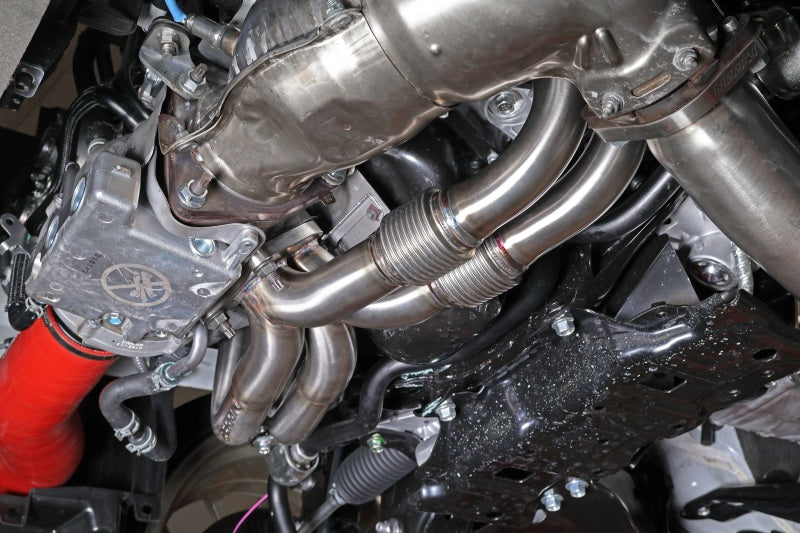 Perrin 22-24 Subaru WRX / 20-24 OBXT & Legacy XT / 19-24 Ascent Equal Length Header - Brushed SS Perrin Performance Headers & Manifolds  AXOPROS