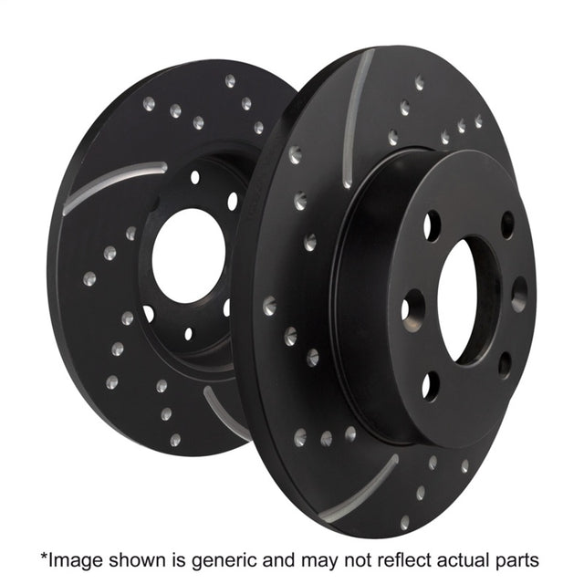 EBC 09-14 Mini Hardtop 1.6 Turbo J.C Works GD Sport Rear Rotors EBC Brake Rotors - Slot & Drilled  AXOPROS